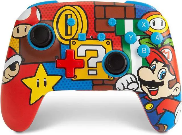 Main image of PowerA Enhanced Wireless Controller for Nintendo Switch / Switch 2 / Switch Lite / OLED Model - Mario Pop - Gamepad, game controller, Officially Licensed