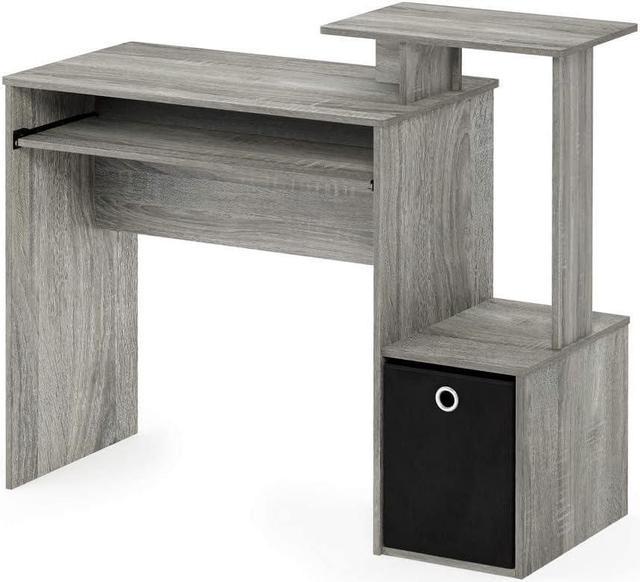 Furinno Econ Multipurpose Home Office Computer Writing Desk French Oak Grey Newegg