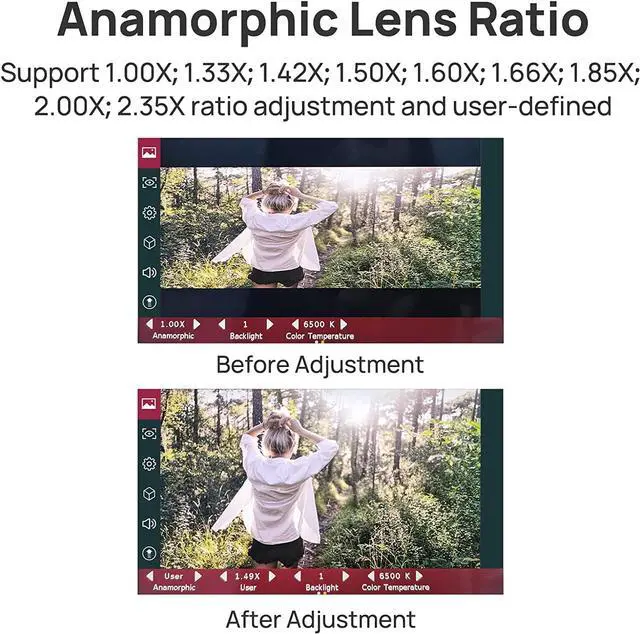 Alt view image 4 of 7 - PT5 II Touchscreen Camera Field Monitor 5 inch 4K30P Input/Output Wide Color Gamut New Peaking 3D LUT Video Assist Luma RGB Waveform for DSLR