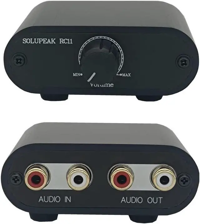 Alt view image 2 of 7 - TENEALAY RCA Audio Volume Controller, line Volume Control Box, Mini attenuator knob -RC11