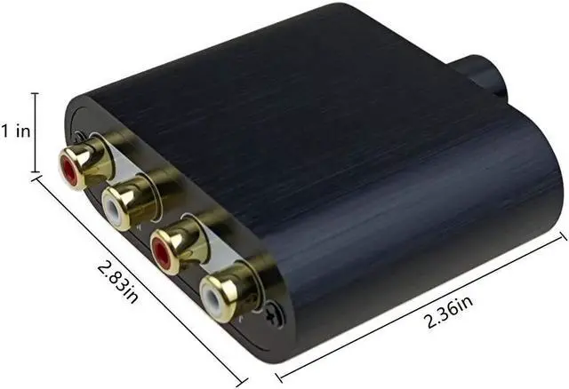 Alt view image 7 of 7 - TENEALAY RCA Audio Volume Controller, line Volume Control Box, Mini attenuator knob -RC11