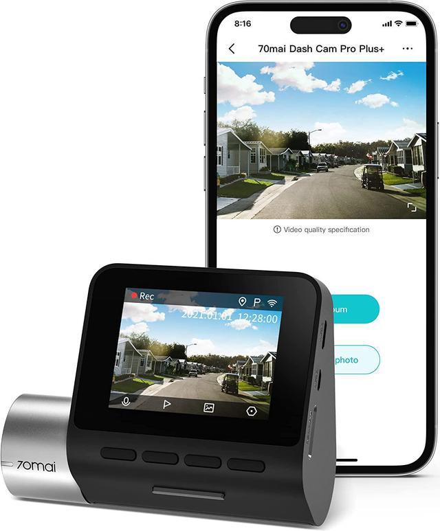 Knop træner Næsten 70mai True 2.7K 1944P Ultra Full HD with Optional Rear Dash Cam Pro Plus+  A500S, Sony IMX335,Built in WiFi GPS Smart Dash Camera for Cars, ADAS,2''  IPS LCD Screen, 140° FOV, WDR,