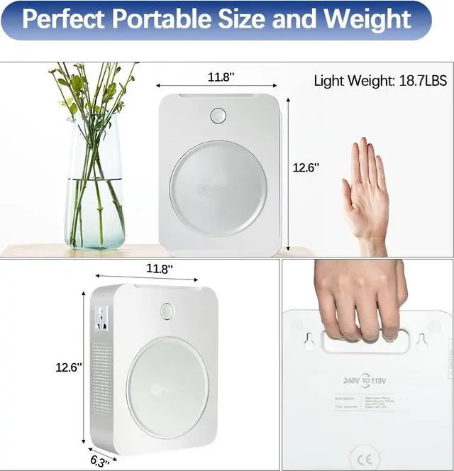 Alt view image 2 of 7 - Step Up Voltage Converter 110V to 220V 3000W Heavy Duty Power Converter Transformer with Input Power Cable Step Up Transformer 110v to 220v for Using 220V Asia Euro Appliance in US