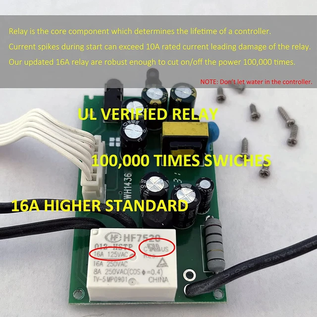 Alt view image 5 of 7 - WH1436A 10A Temperature Controller 110V