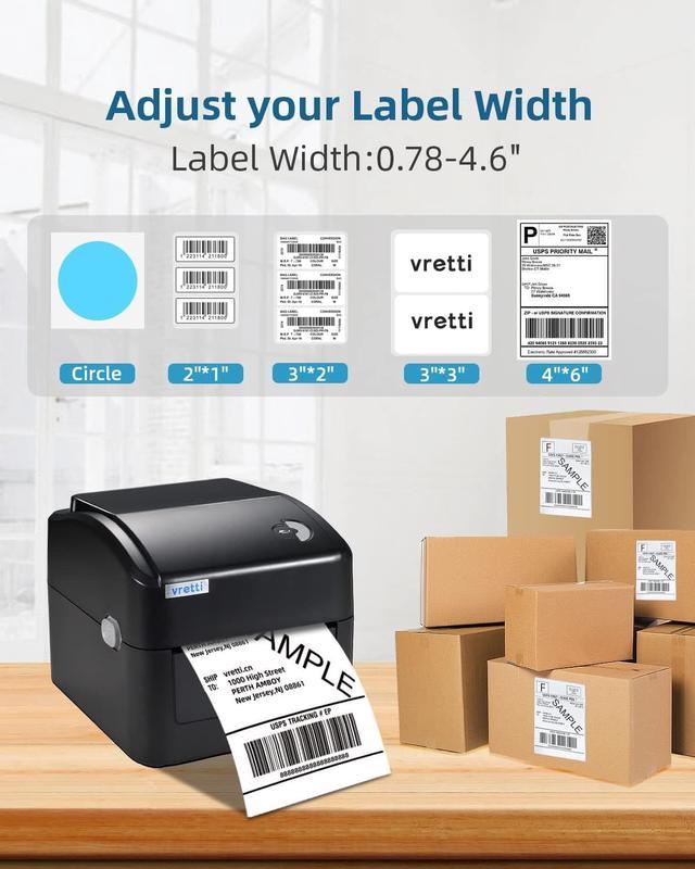 VRETTI 4 x 6 Thermal Shipping Label Printer