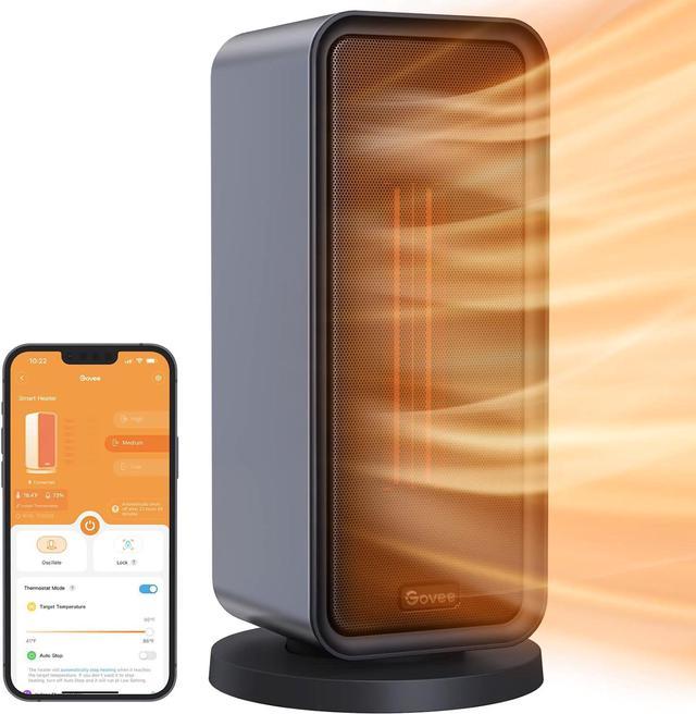 Govee Space Heater, Smart Electric Space Heater with Thermostat