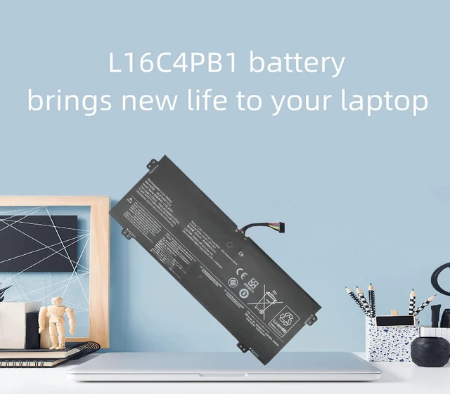 Alt view image 5 of 5 - L16L4PB1 L16C4PB1 Laptop Battery Compatible with Lenovo Yoga 720 13 720-13IKB 720-131KB 720-13lKB 80X6, Yoga 730-13IKB 730-131KB 81C3, Yoga 730 730-13IWL 730-131WL 730-13lWL 81JR, L16M4PB1 5B10M52738