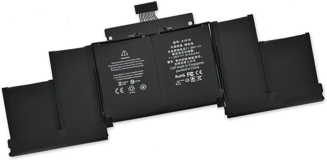 Alt view image 2 of 3 - iFixit A1398 A1618 Battery for MacBook Pro 15" Retina (Mid 2015) - Repair Kit