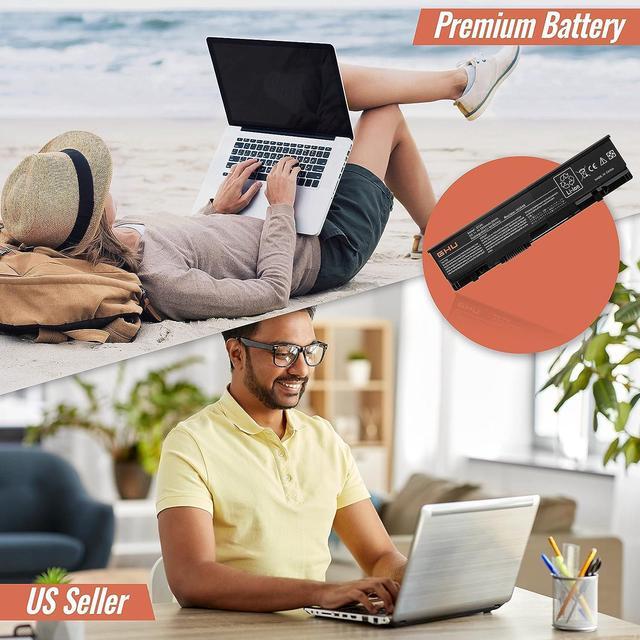 Alt view image 4 of 6 - GHU New 6 Cells 58Wh Battery Compatible with Dell Studio 1535 1536 1537 1555 1557, 1558, PP33L, PP39L Battery WU946 WU965 WU960 KM958 MT264 Mt276 KM965 KM887 PW773 KM904 KM907 312-0701 5200 mAh