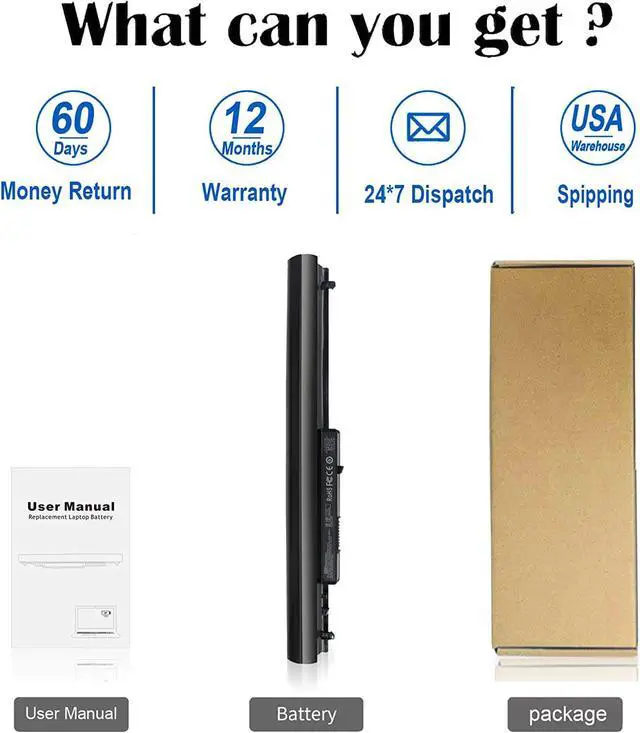 Alt view image 6 of 7 - DMKAOLLK la03 la03df 776622-001 Battery for HP 15-f272wm 15-f222wm 15-f233wm 15-f039wm 15-f010dx 15-f100dx 15-f014wm 15- f211wm 15-f209wm 15-f387wm 15-f305dx 15-f162dx 15-n207cl - 12 Month Warranty