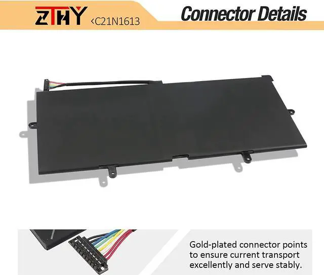 Alt view image 4 of 7 - ZTHY New 5R9DD Battery Replacement for Dell Chromebook 11 3120 11.6" Celeron-N2840 CRM3120-1667BLK P22T P22T001 Series Ultrabook Laptop KTCCN 0KTCCN XKPD0 P22T001 Built-in Notebook 11.1V 43Wh 3-Cell