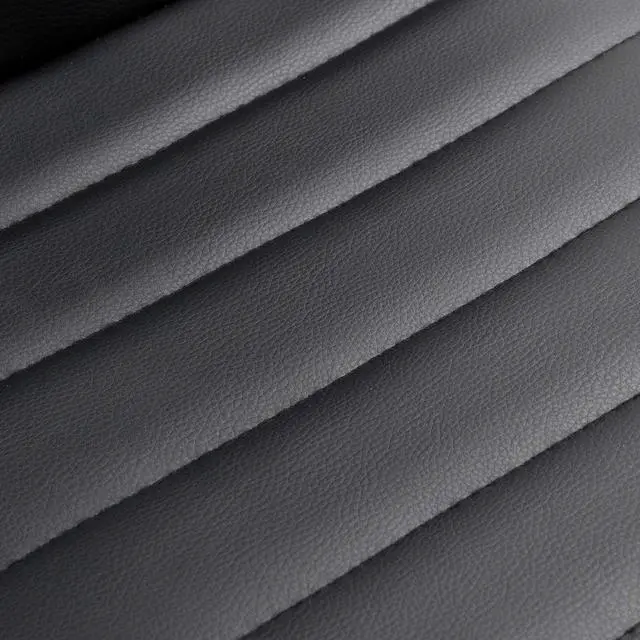 Alt view image 6 of 7 - Furmax Mid Back Task Chair, Low Back Leather Swivel Office Chair, Vanity Chair for Makeup Room, Computer Desk Chair Retro with Armless Ribbed (Black)