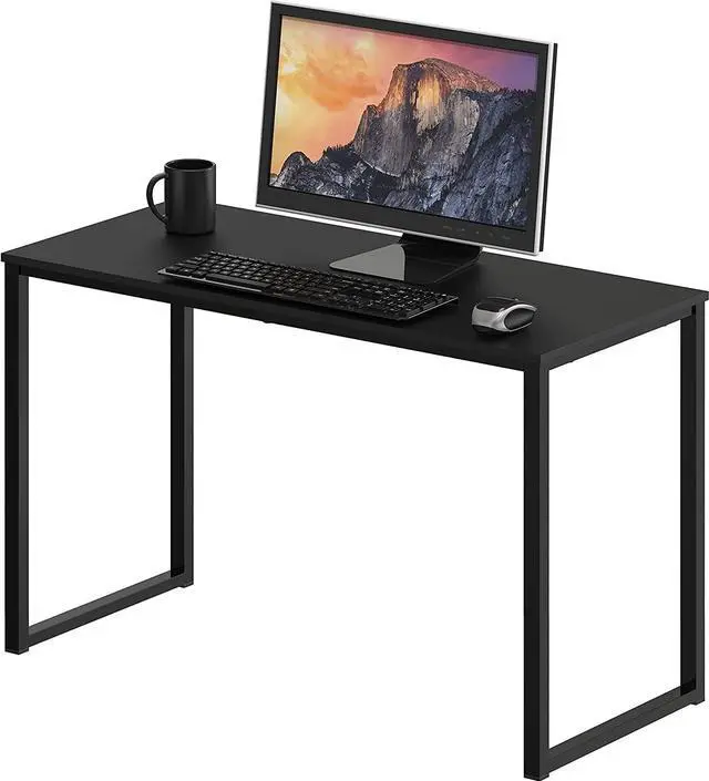 Alt view image 4 of 7 - SHW Home Office 32-Inch Computer Desk, Black