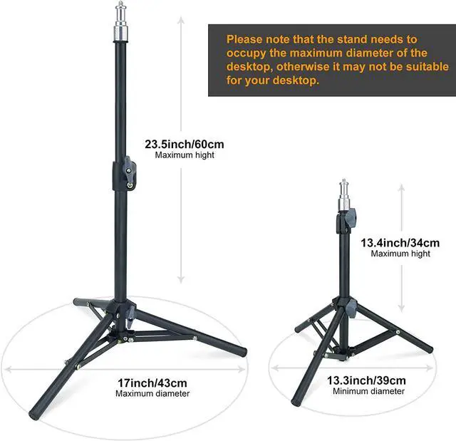 Alt view image 7 of 7 - LINCO Lincostore Photography Photo Table Top Studio Lighting Kit- 30 Seconds to Storage