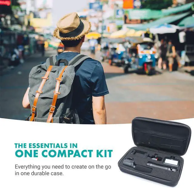 Alt view image 3 of 7 - Movo uVlogger- Android/USB-C Compatible Vlogging Kit Smartphone Video Kit Accessories: Tripod, Mount, LED Light and Cellphone Shotgun Microphone for Video Recording for YouTube, Vlog