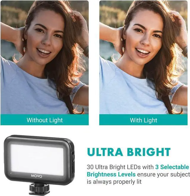 Alt view image 4 of 7 - Movo uVlogger- Android/USB-C Compatible Vlogging Kit Smartphone Video Kit Accessories: Tripod, Mount, LED Light and Cellphone Shotgun Microphone for Video Recording for YouTube, Vlog