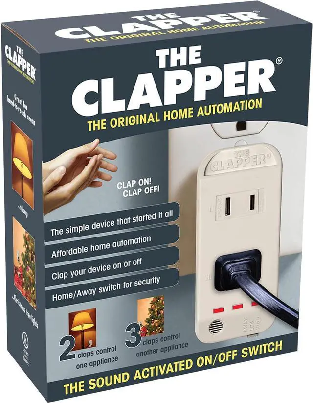 Alt view image 4 of 7 - The Clapper Sound Activated On/Off Switch, 1 Each