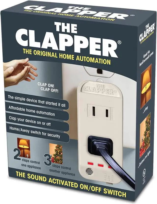 Alt view image 3 of 7 - The Clapper Sound Activated On/Off Switch, 1 Each