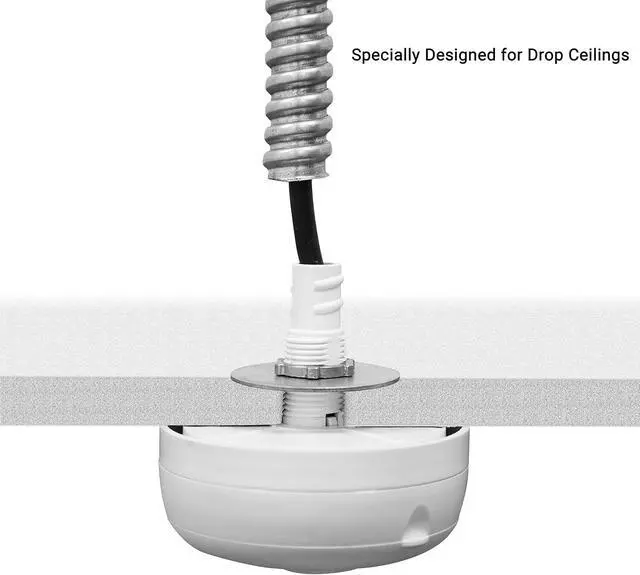 Alt view image 5 of 7 - MPC-52V PIR Ceiling Sensor, Ceiling Occupancy Sensor, Ceiling Light Sensor, Occupancy Sensor, Commercial Grade 360 Degree FOV, 800 Sq. Ft Coverage, 120-277VAC, White