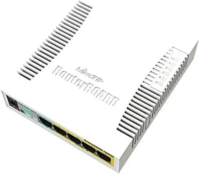 Main image of MikroTik RB260GSP 5-Port Gigabit Ethernet Switch (CSS106-1G-4P-1S)