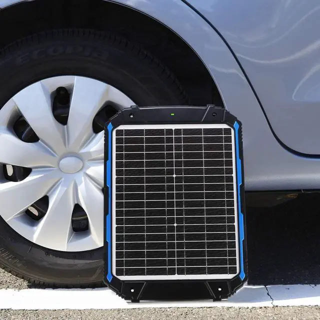 Alt view image 6 of 6 - 20W 12V Solar Battery Trickle Charger & Maintainer PRO, Built-in ligent MPPT Controller, Waterproof 12 Volt 20 Watt Solar Panel Charging Kits for Car Marine RV Trailer Boat Automotive