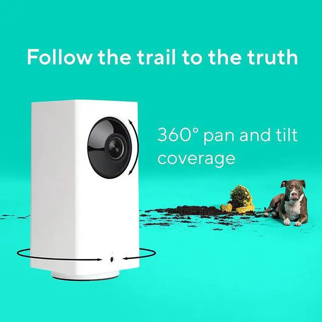 Alt view image 5 of 7 - Wyze Cam Pan v2 360° Pet Camera with Phone App PTZ Indoor Smart Security Camera for Dog Cat Baby Elderly Monitoring, 2-Pack