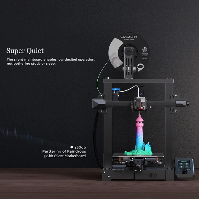 3D Printers Ender 3 V2 Neo Creality New Upgrade for Beginners Easy to ...