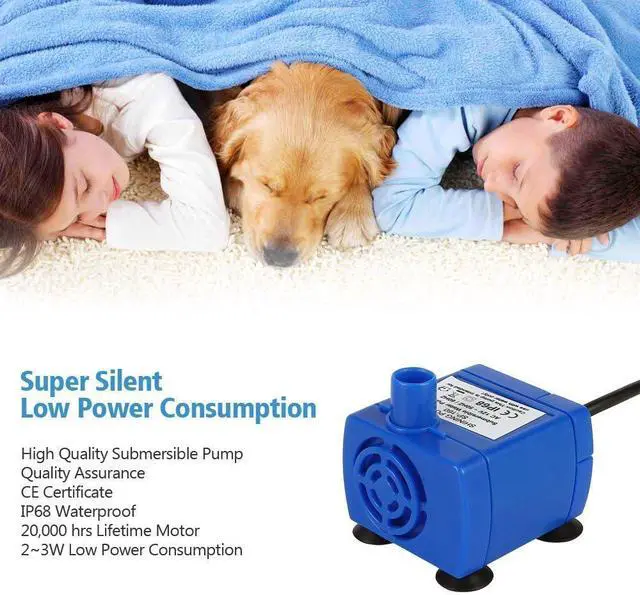 Alt view image 5 of 7 - iPettie Tritone Ceramic Cat Water Fountain, Heavy-Duty Waterer for Pets | 2.1 Liters / 2.2 Quart Filtered Water Purifier with Replacement Filters and Foam, White