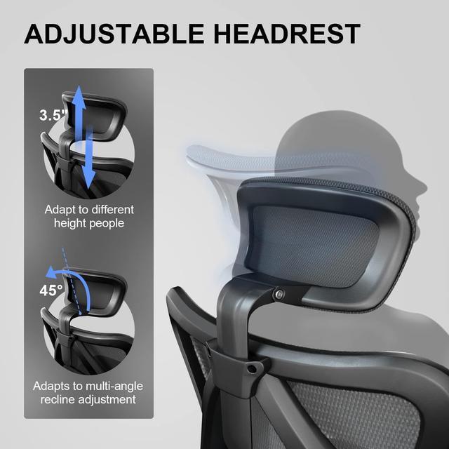 Mesh Computer Chair Ergonomic Office Chair with Lumbar Support