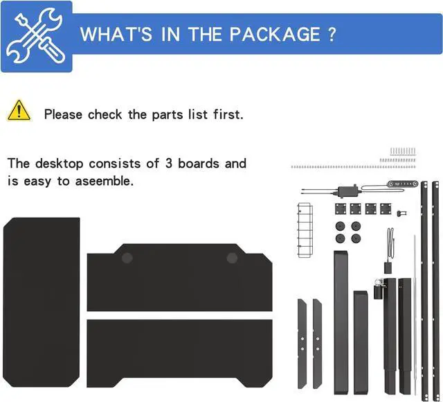 Alt view image 7 of 7 - BUNOEM L-Shaped 59" Height Adjustable Electric Standing Desk, Sit and Stand Up Computer Desk For Home Office with Splice Board (Black Top, Black Frame)