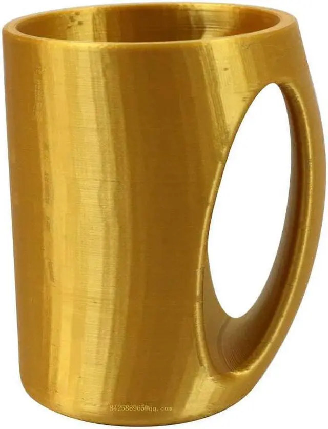 Alt view image 5 of 5 - Silk Gold PLA Filament 1.75 mm 3D Printing Filament 1KG 2.2LBS Spool 3D Printer Material Shine Silky Shiny Metallic PLA Metal CC3D Silk PLA Gold Filament