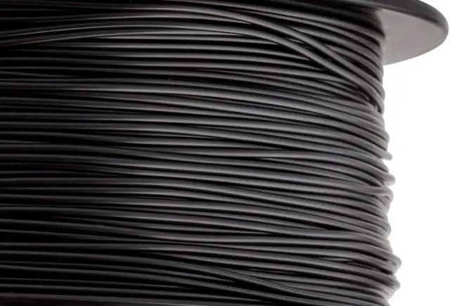 Alt view image 2 of 7 - HATCHBOX 1.75mm Black PLA 3D Printer Filament, 1 KG Spool, Dimensional Accuracy +/- 0.03 mm, 3D Printing Filament
