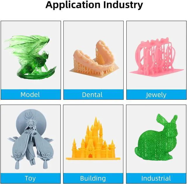 Alt view image 4 of 7 - ANYCUBIC 3D Printer Resin, 405nm Plant-Based Rapid Resin, Low Odor, Photopolymer Resin for LCD 3D Printing,1kg Grey