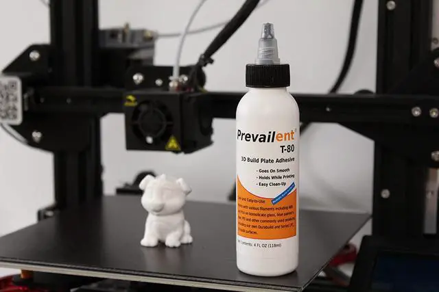 Alt view image 5 of 5 - T-80, 3D Printer Bed Adhesive Glue - Helps Prevent Warping, Strong Hold and Easy Release with Various Build Plates and Filament Types Including PLA, ABS, TPU, and PETG, 4 fl oz. (118ml)
