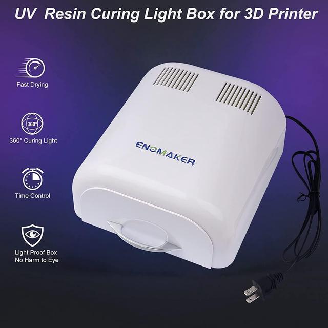 ENOMAKER UV Resin Curing Light Box Resin Dryer Machine 24PCS 405nm