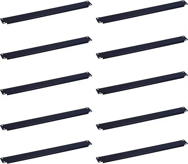 Main image of 1U Blank Rack Mount Panel Spacer (10 Pack) for 19in Server Rack Enclosure or Network Cabinet