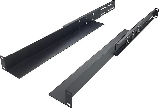 Main image of JINGCHENGMEI 1U Universal 4-Post Rack Mount Server Shelf Rails for Dell Compaq HP IBM APC - 16-33 Inches Adjustable Depth-110 lbs Capacity (16-33 Rails)