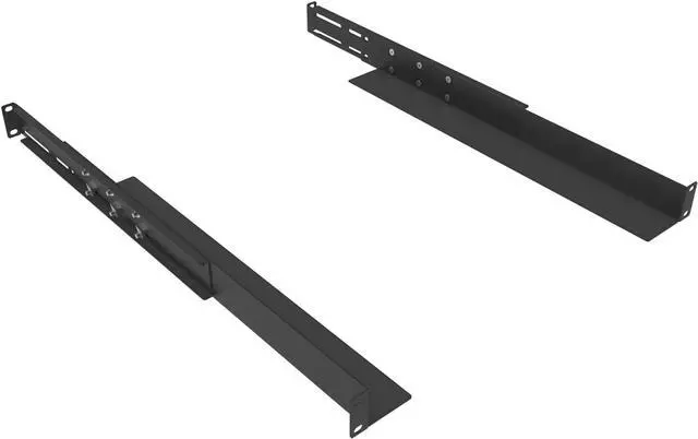 Alt view image 2 of 7 - JINGCHENGMEI 1U Universal 4-Post Rack Mount Server Shelf Rails for Dell Compaq HP IBM APC - 16-33 Inches Adjustable Depth-110 lbs Capacity (16-33 Rails)