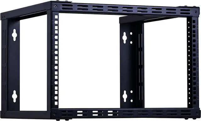 Main image of RackPath 6U Wall Mount Rack Open Frame 19in Server Equipment Rack Heavy Duty - 17in Depth