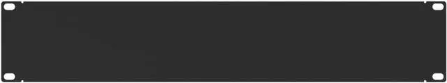 Alt view image 2 of 3 - 5 Pack of 2U Blank Panel - Metal Server Rack Panel for 19in Server Rack Cabinet or Enclosure, Black (2UBP5PC)