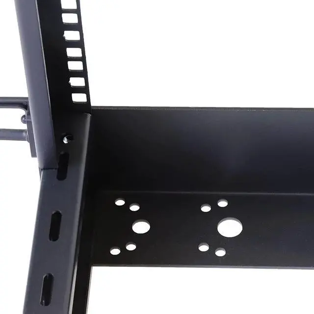 Alt view image 6 of 7 - AEONS 22U 4-Post IT Open Frame Server Rack 19 Inch Depth-Adjustable (22" to 40") Network Equipment AV Gear w/Casters and Cable Management