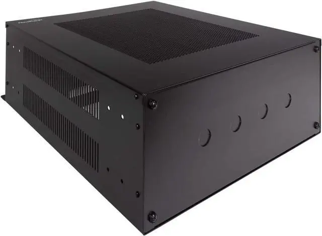 Alt view image 4 of 6 - NavePoint 4U Server Rack, Vertical/Horizontal Wall Mountable Rack with Vented Enclosure for 19" IT Equipment, Cable Modems, Telecom, A/V