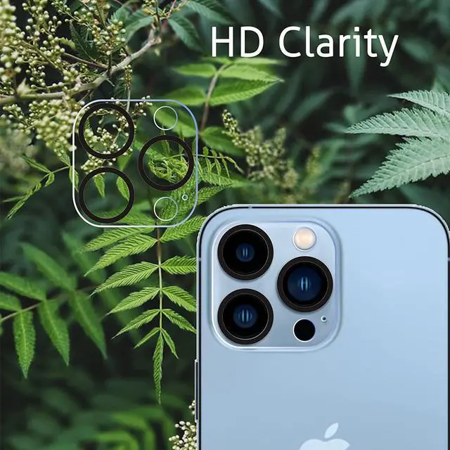 Alt view image 3 of 6 - 2 Pack Privacy Screen Protector for iPhone 14 Pro [6.1 inch] + 2 Pack Camera Lens Protector Anti Spy Private Tempered Glass Case Friendly