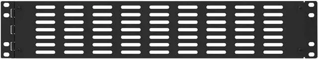 Alt view image 7 of 7 - Jingchengmei 2U Hinged Blank Panel - Slot Vented Server Rack Panel for 19-Inch Network Cabinet or Server Rack Enclosure Black (2UVBPHN, Black)