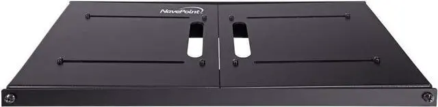 Alt view image 4 of 5 - NavePoint 4U Patch Panel Bracket Wall Mount Patch Panel Rack for 19 Networking Equipment  Expandable Mounting Depth 9.5 to 15.5 4U IT Rack 40lbs Weight Capacity