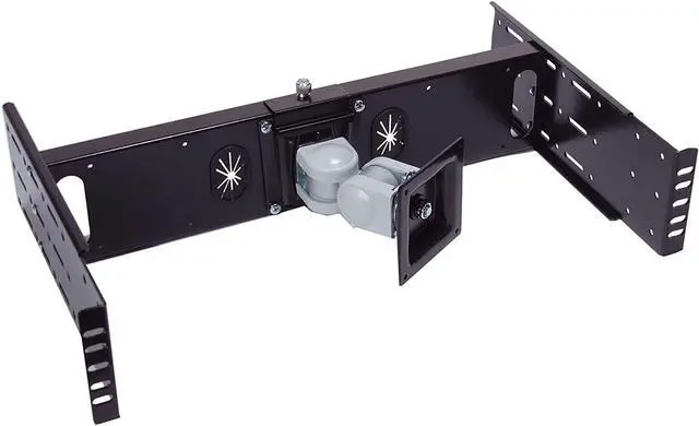 Alt view image 6 of 7 - RLCD-FRAME2BK12K1 VESA LCD Monitor/TV Rackmount Adapter Kit Supports LCD Monitor 15 inch to 24 inch and Intel NUC Mini Computer for 2 Post or 4 Post 19 inch Rackmount Rack Cabinet, Welcome to consult