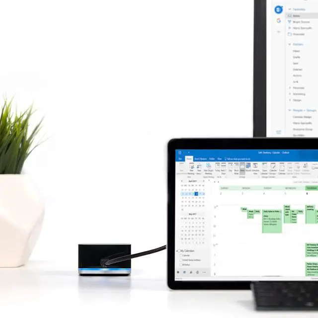 Alt view image 4 of 7 - Plugable USB C Docking Station (HDMI, Ethernet, 3X USB Ports, No Driver Required)