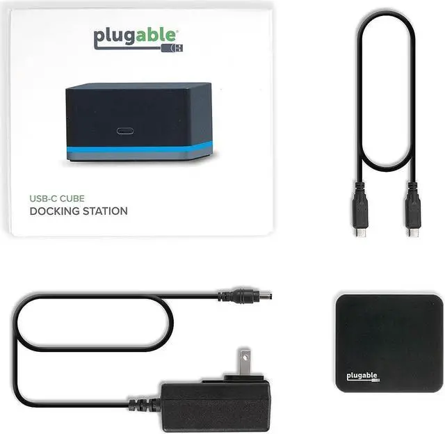 Alt view image 6 of 7 - Plugable USB C Docking Station (HDMI, Ethernet, 3X USB Ports, No Driver Required)