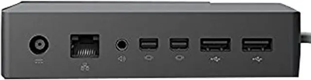 Main image of Microsoft Surface Dock (PD9-00003) in Black with Surface Connect Cable for Surface Go, Surface Laptop, Surface Laptop 2, Surface Pro, Surface Pro 3, Surface Pro 4, Surface Pro 6, Surface Book, and