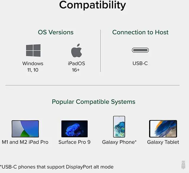 Alt view image 5 of 7 - Plugable 8-in-1 USB C Hub for iPad with Stand, 100W Pass-Through Charging, USB C Docking Station for iPad, 1x HDMI, 2X USB, Audio, SD, Driverless, Compatible with Windows, iPadOS, Phones, Tablets